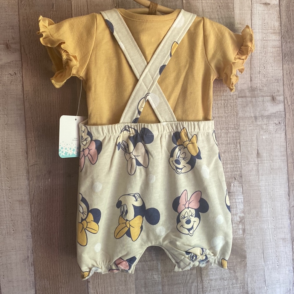 ✨3/$20✨ NWT Disney Baby Minnie Mouse Coordinated Set, Size 3/6M - Picture 5 of 9